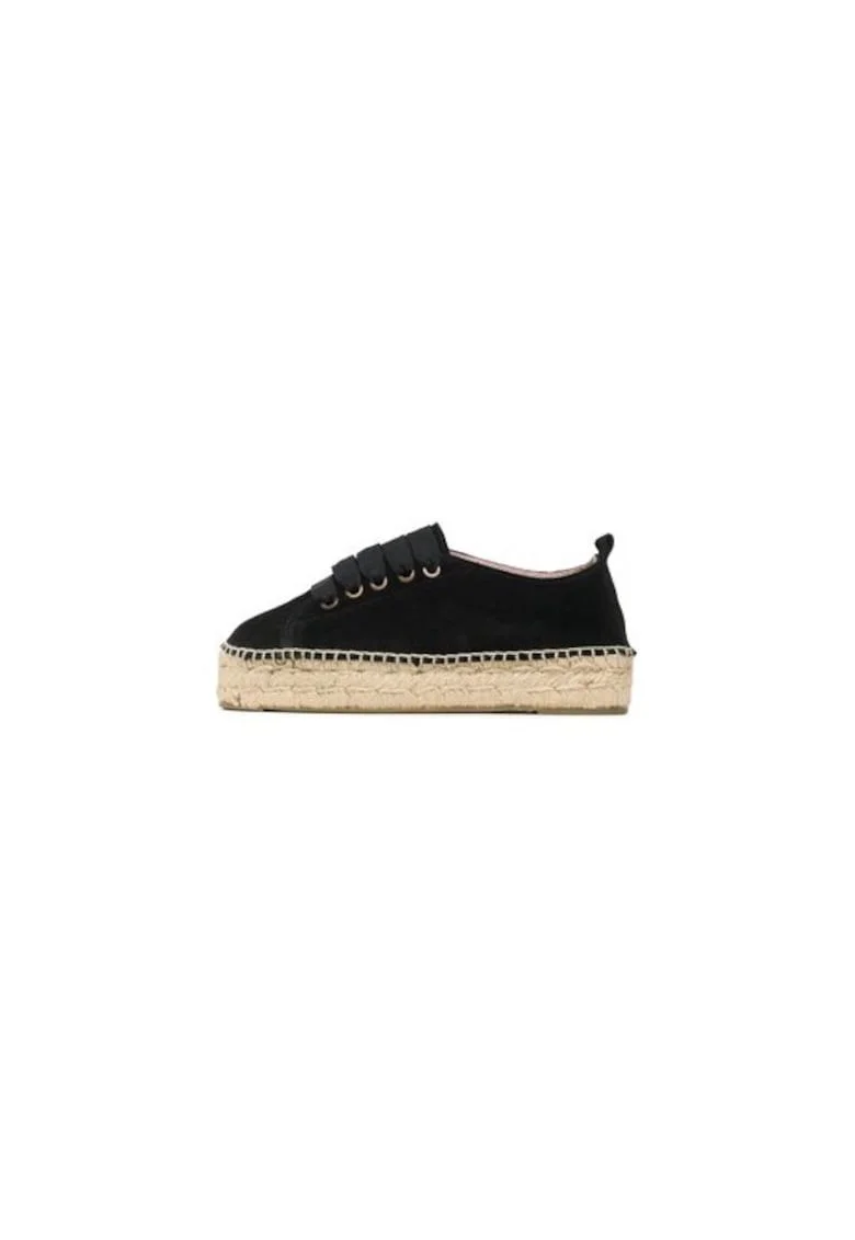 Espadrile dama  302777921, Piele naturala, Negru, Negru