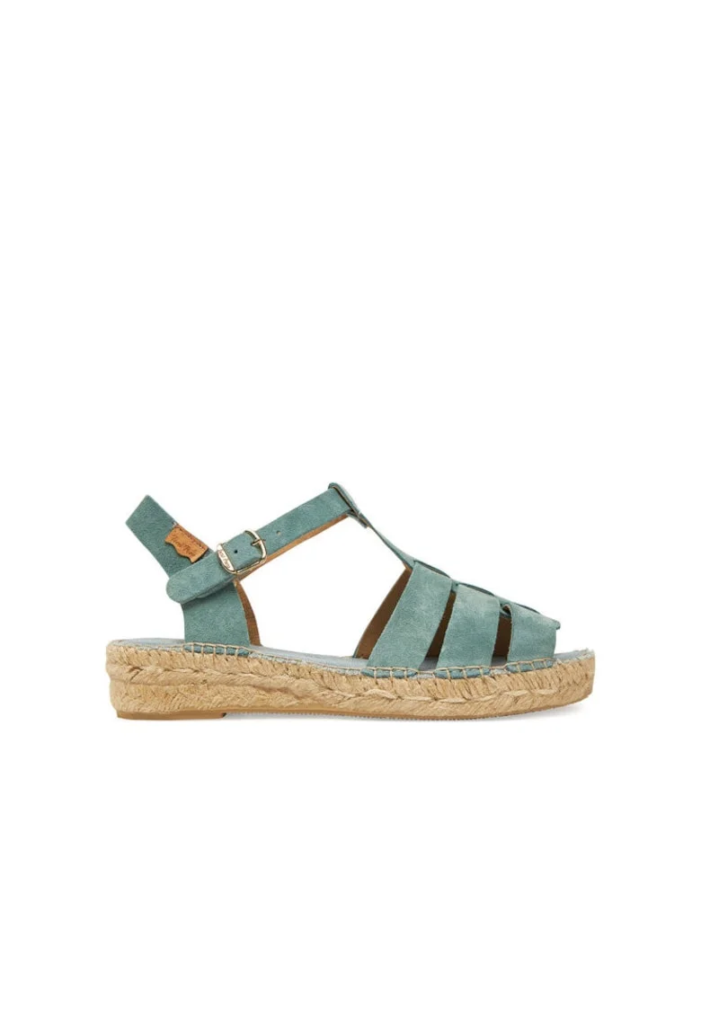Espadrile dama  305031860, Piele naturala, Albastru, Albastru