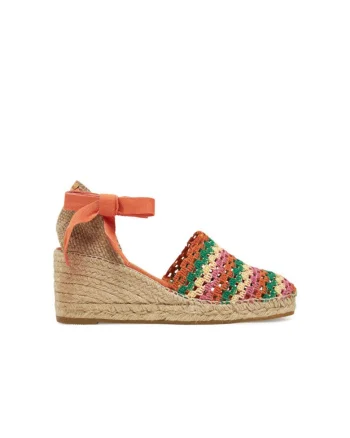 Espadrile dama  305032102, Textil, Multicolor, Multicolor