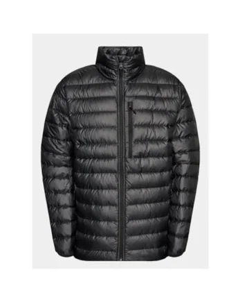 Geaca barbati,  303136246, Poliester reciclat, Negru, Negru