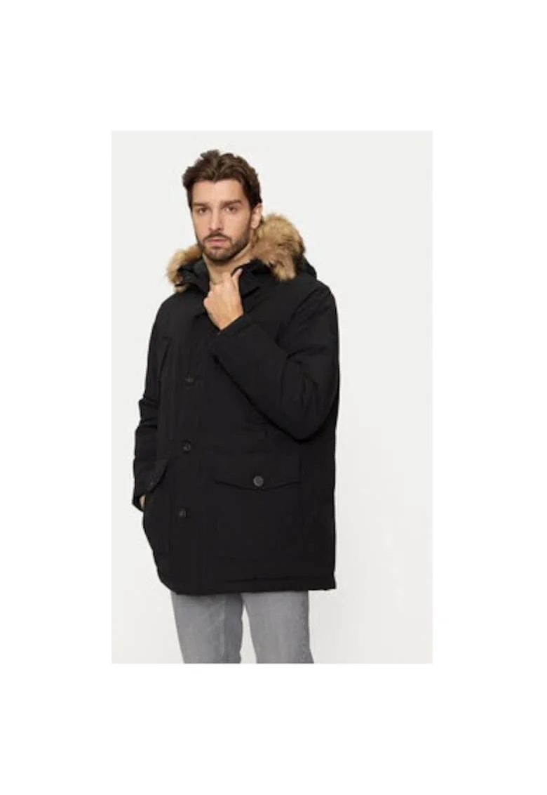 Jacheta barbati,  304465246, Bumbac/Poliester, Negru, Negru