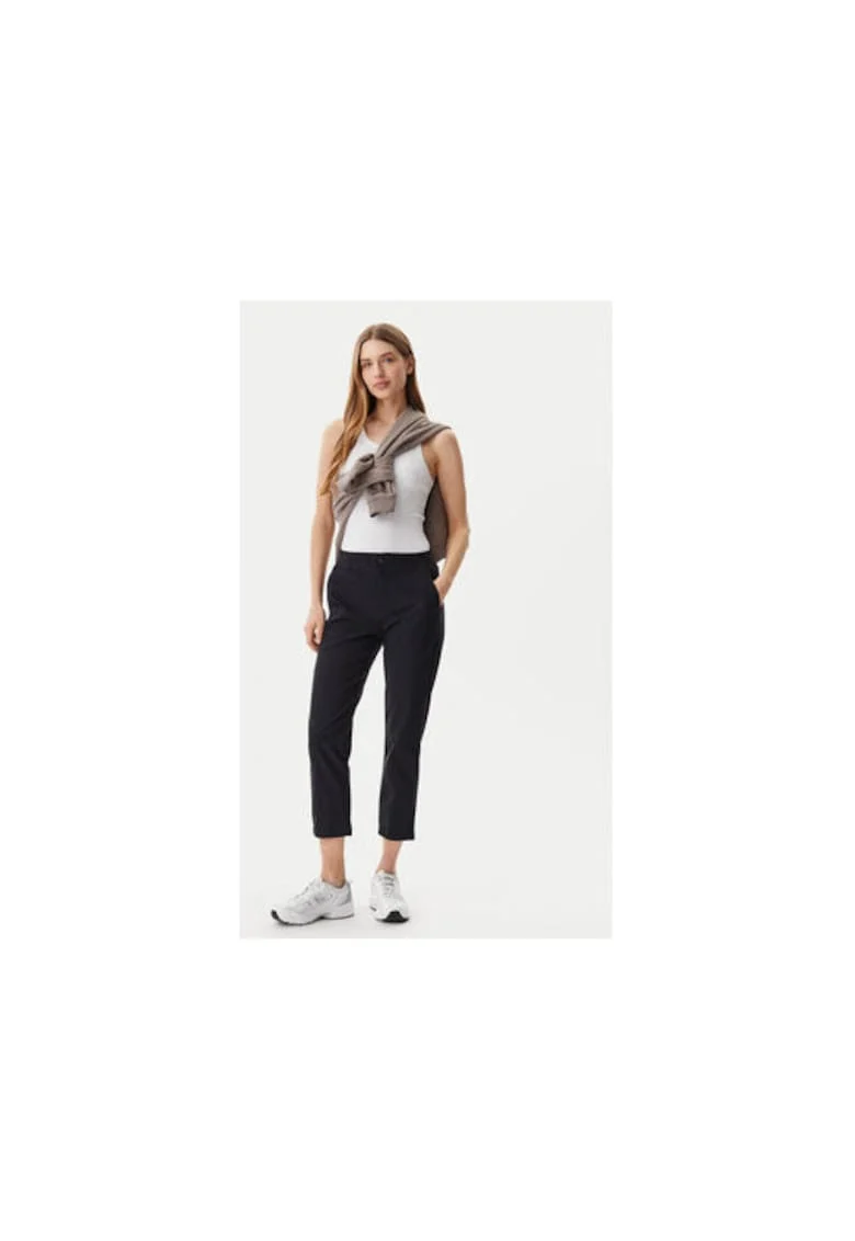 Pantaloni dama,  304694776, Nylon, Negru, Negru