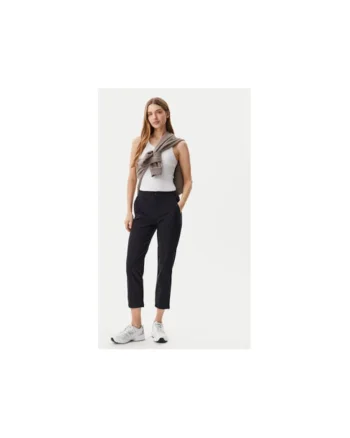 Pantaloni dama,  304694776, Nylon, Negru, Negru