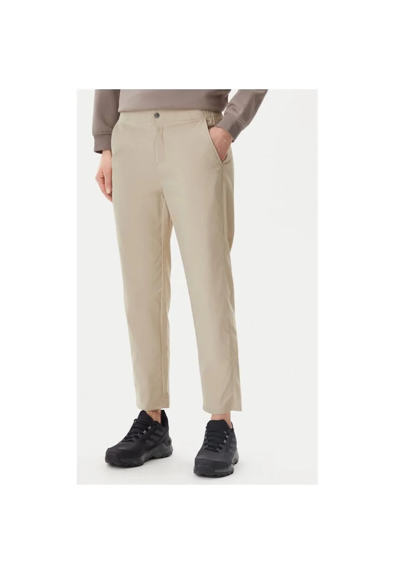 Pantaloni dama,  304694783, Nylon, Bej, Bej
