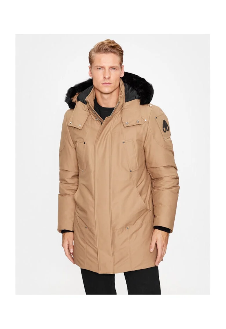 Geaca barbati,  303491437, Bumbac/Nylon, Maro, Maro