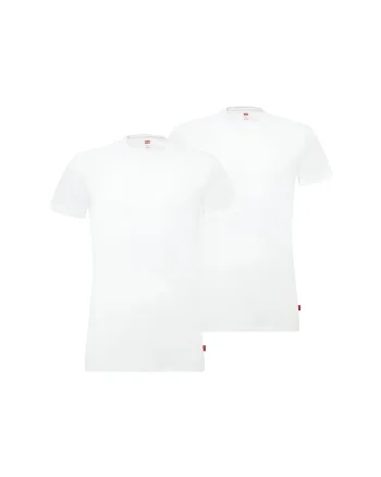 Set de tricouri slim fit de casa - 2 piese, Alb