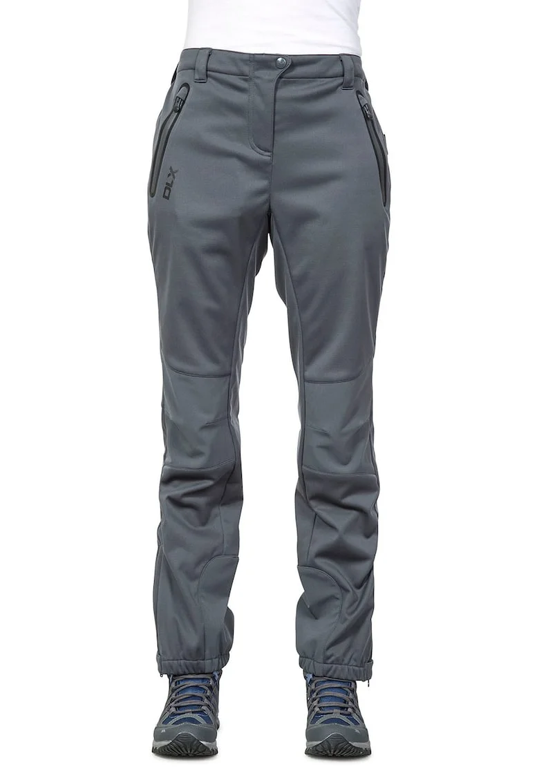 Pantaloni softshell pentru drumetii Sola, Gri inchis