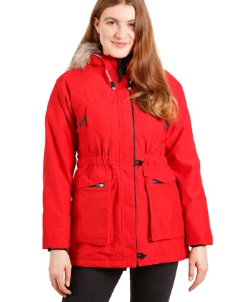 Geaca parka impermeabila Caption, Rosu