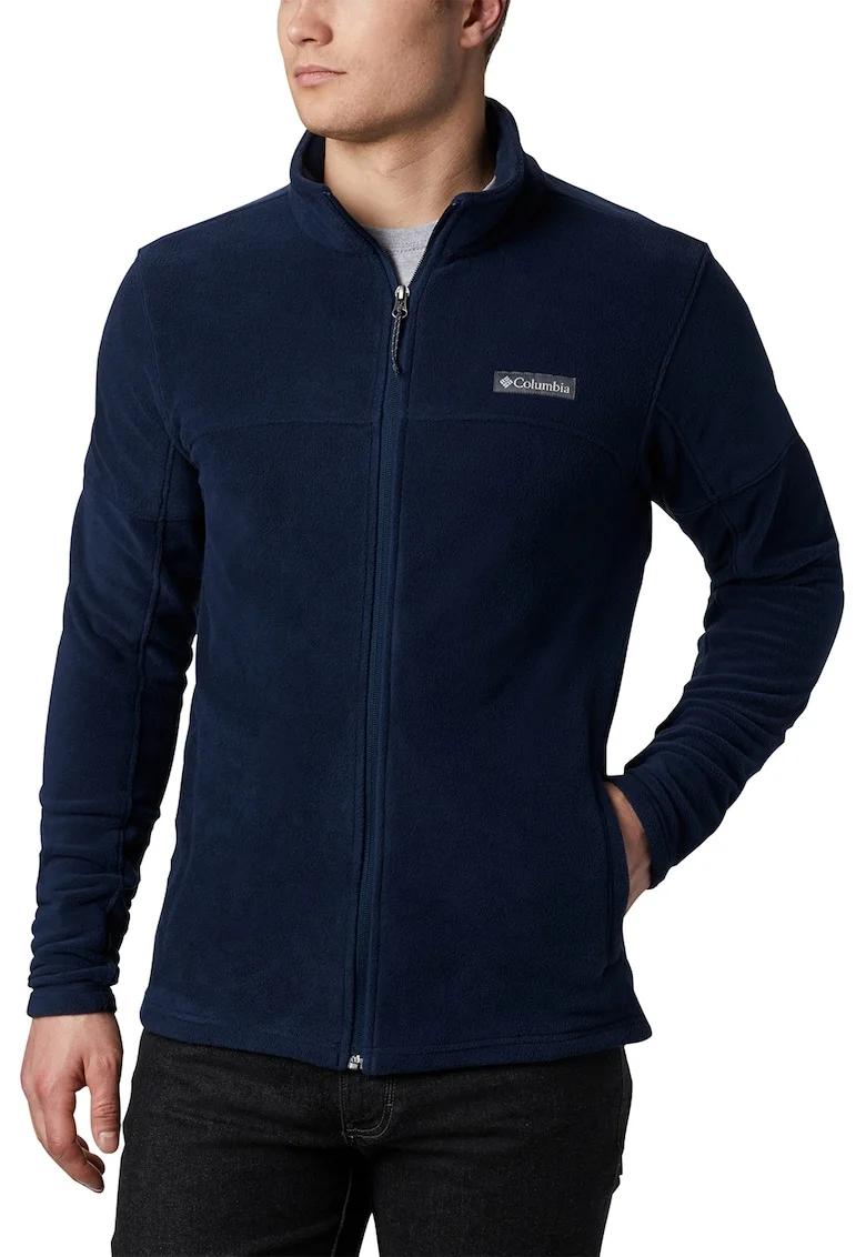 Bluza de trening din fleece cu fermoar, adecvata pentru teren accidentat Basin Trail™, Bleumarin