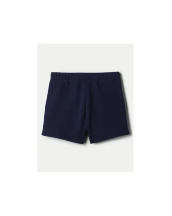 Pantaloni scurti fete,  305289933, Bumbac/Poliester, 134 CM, Albastru