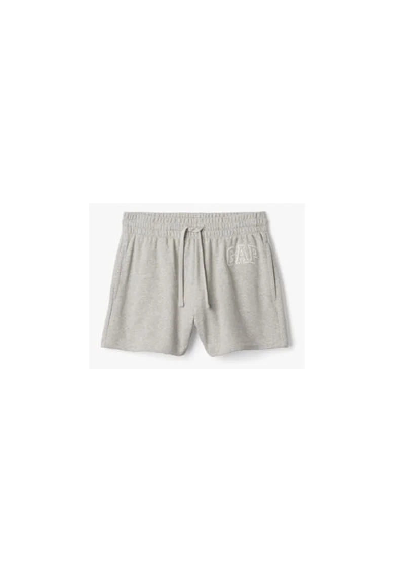 Pantaloni scurti dama,  304144493, Bumbac/Poliester, Gri, Gri