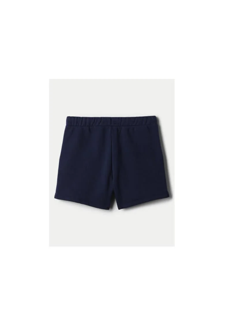 Pantaloni scurti fete,  305289933, Bumbac/Poliester, 134 CM, Albastru