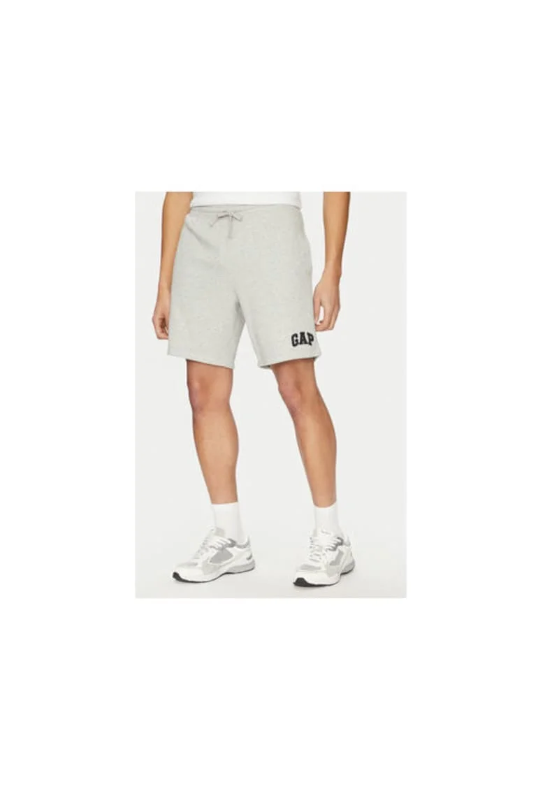 Pantaloni scurti barbati,  305288615, Bumbac/Poliester, Gri, Gri