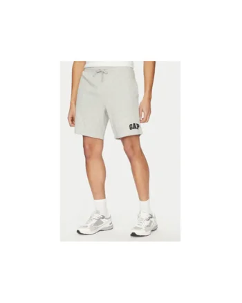 Pantaloni scurti barbati,  305288615, Bumbac/Poliester, Gri, Gri
