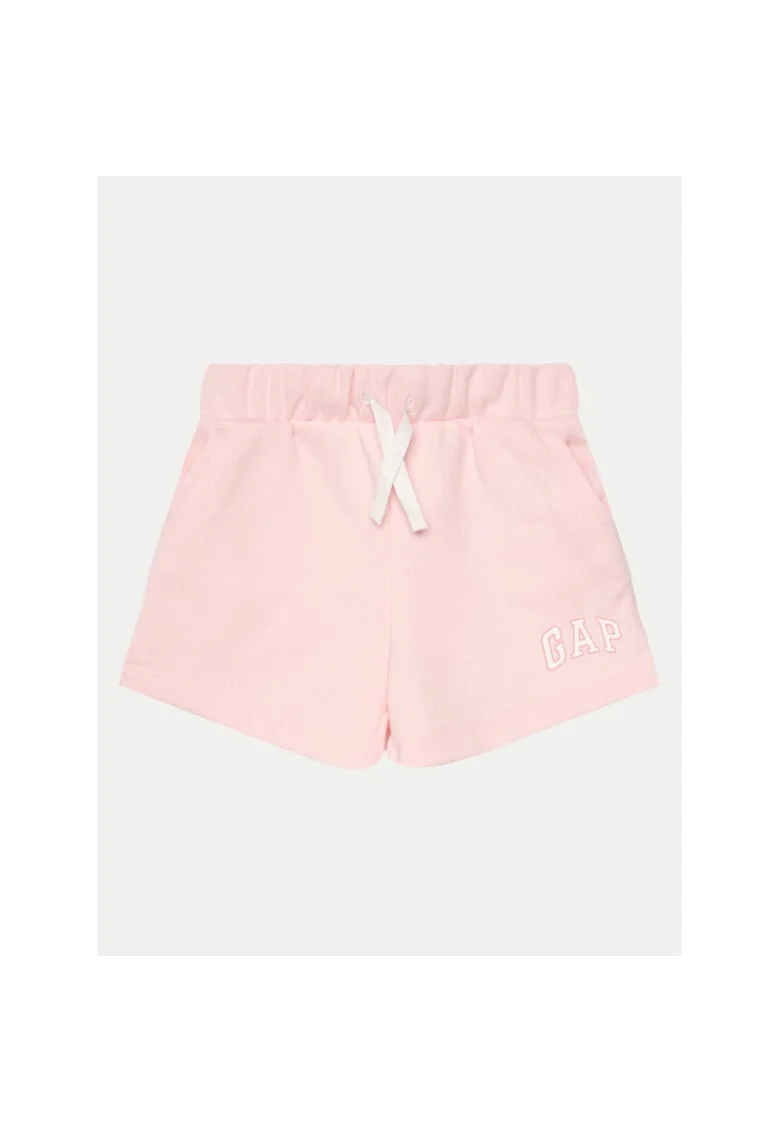 Pantaloni scurti fete,  304164439, Bumbac/Poliester, Roz, Roz