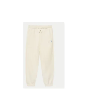 Pantaloni fete,  304986048, Bumbac/Poliester, 134 CM, Bej