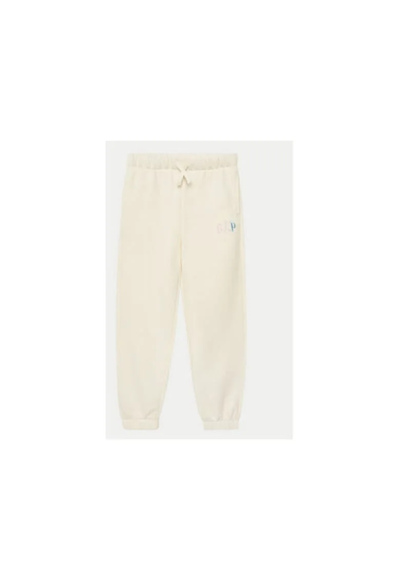 Pantaloni fete,  304986048, Bumbac/Poliester, 134 CM, Bej