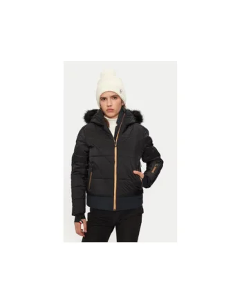 Geaca ski dama,  304735660, Poliamida, Negru, Negru