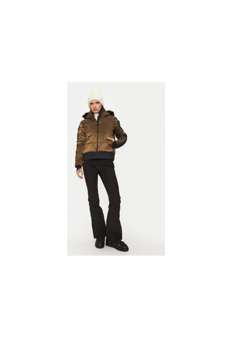 Geaca ski dama,  304735677, Poliamida, Auriu, Auriu