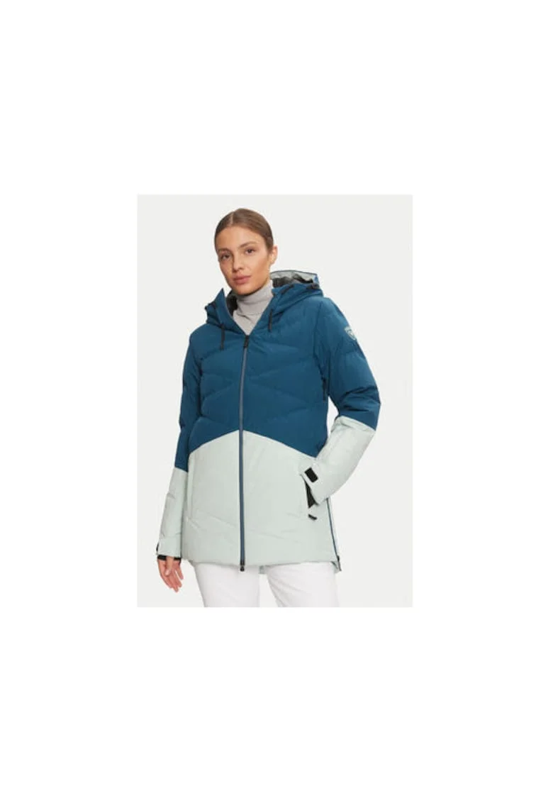Geaca ski dama,  304735325, Poliester reciclat, Albastru, Albastru