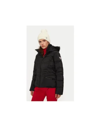 Geaca ski dama,  304735646, Poliamida, Negru, Negru