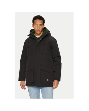 Geaca barbati,  303978518, Bumbac/Nylon, Negru, Negru