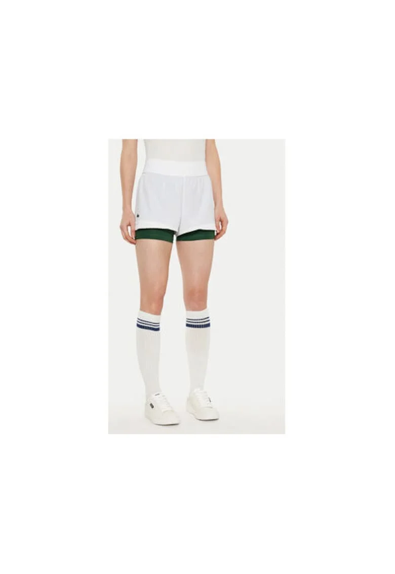Pantaloni scurti dama,  304994791, Poliester, Alb, Alb