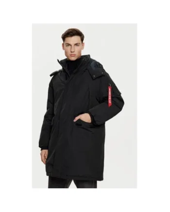 Jacheta barbati,  304544033, Bumbac/Nylon, Negru, Negru