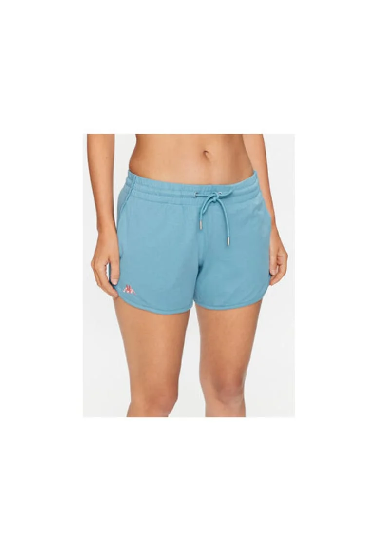 Pantaloni scurti dama,  303373108, Bumbac, Albastru, Albastru