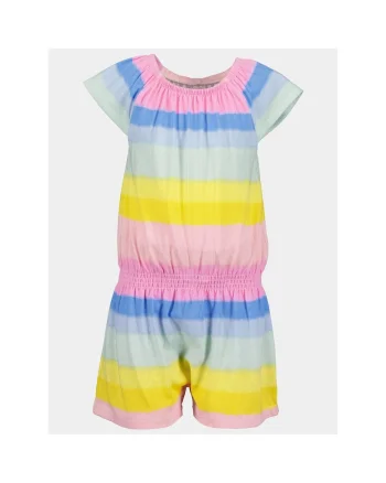 Salopeta fete,  303573195, Multicolor, Bumbac