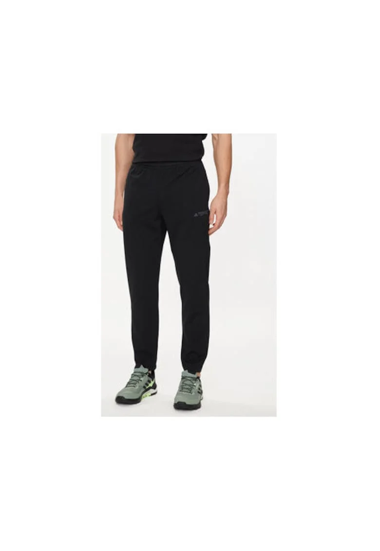 Pantaloni dama,  303455538, Poliester reciclat, Negru, Negru