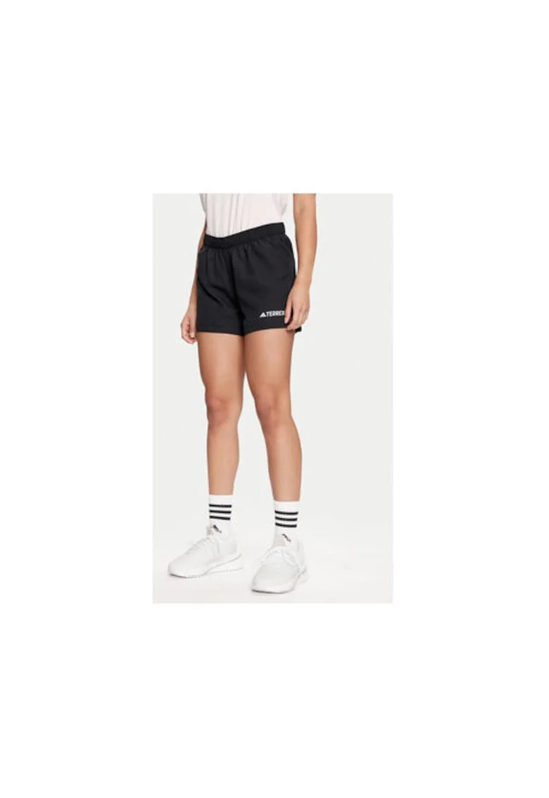 Pantaloni scurti dama,  303901073, Poliester reciclat, Negru, Negru