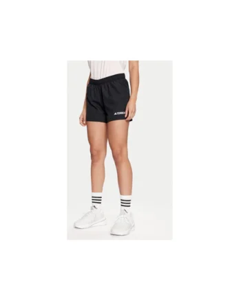 Pantaloni scurti dama,  303901073, Poliester reciclat, Negru, Negru