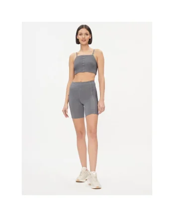 Pantaloni scurti sport dama,  302536887, Poliester, Gri