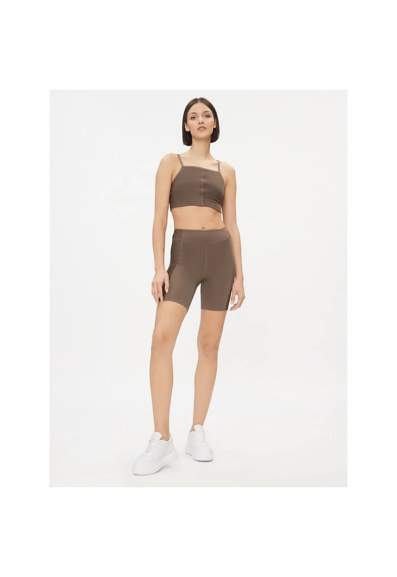 Pantaloni scurti sport dama,  302536924, Poliester, Verde