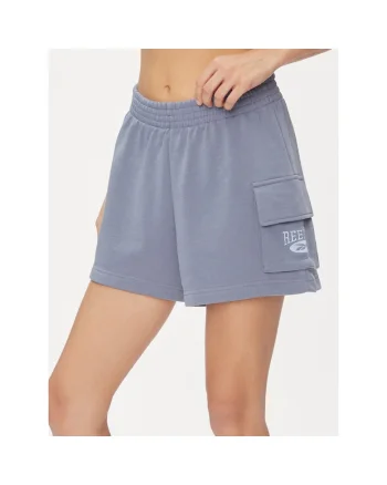 Pantaloni scurti sport dama,  302534050, Bumbac, Albastru