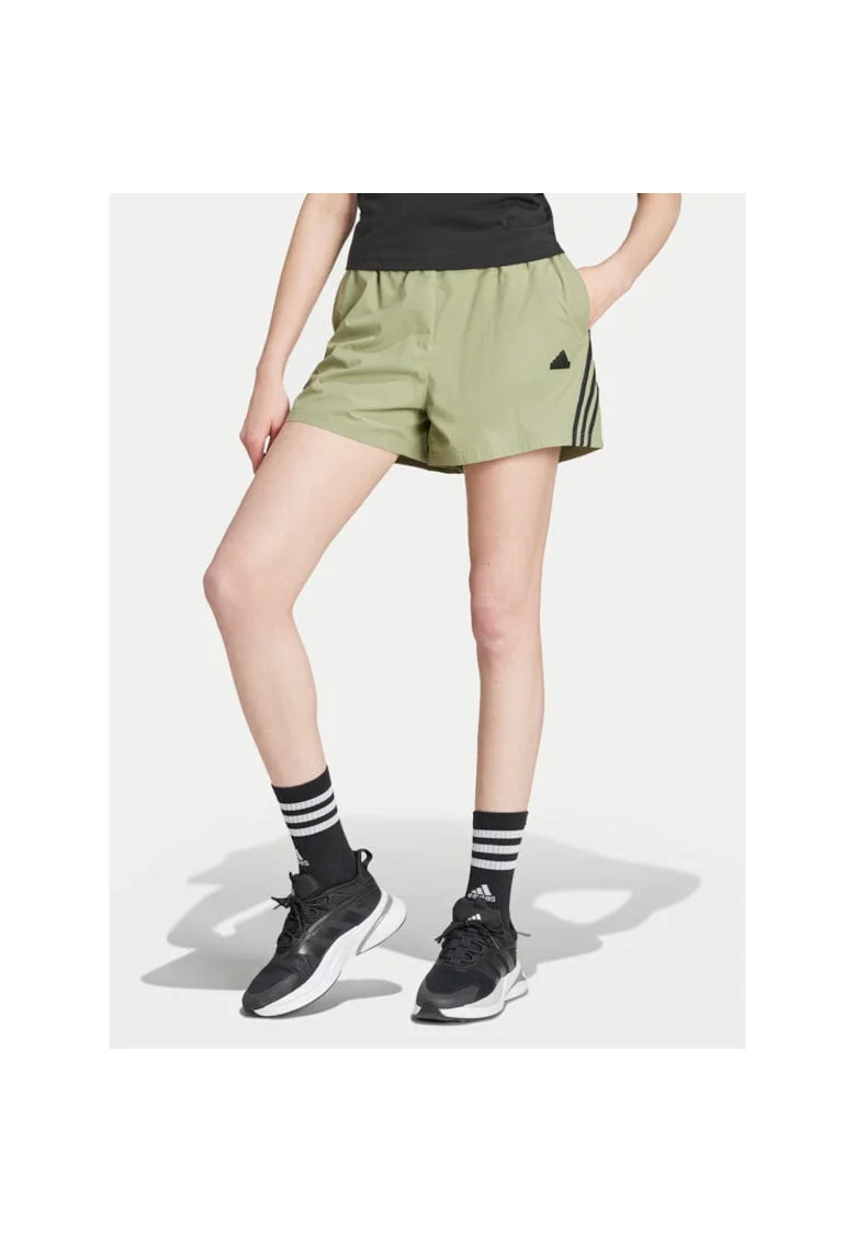 Pantaloni scurti dama,  303899387, Poliester reciclat, Verde, Verde