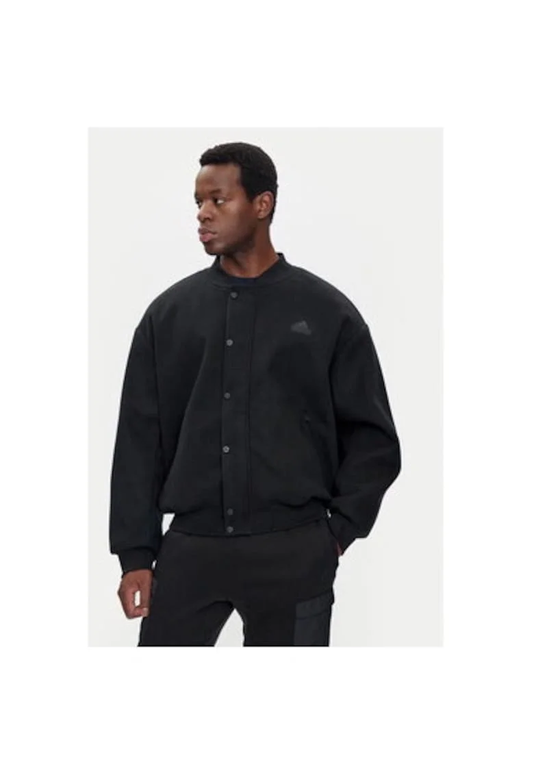 Geaca barbati,  303986414, Poliester reciclat/Bumbac, Negru, Negru