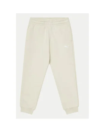 Pantaloni fete,  304580536, Bumbac/Poliester reciclat/Bumbac, Bej, Bej