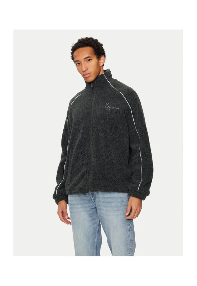 Polar barbati,  304489198, Poliester, Negru, Negru