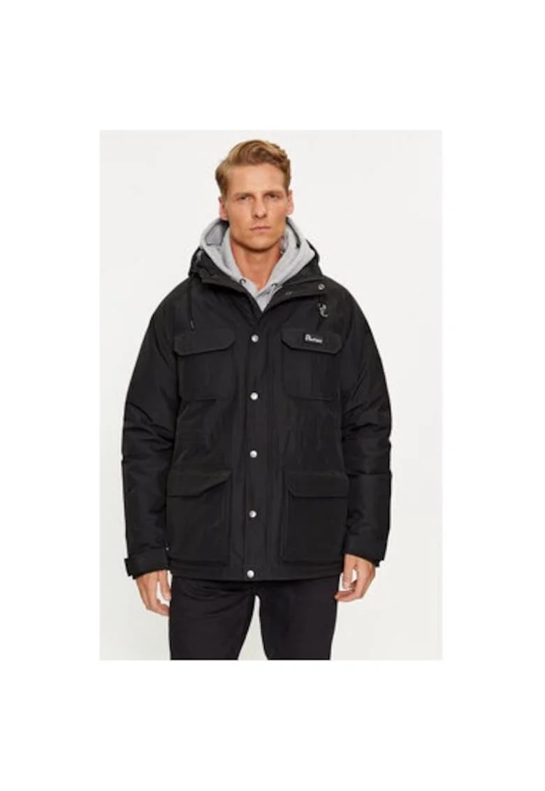 Geaca barbati,  303347451, Bumbac/Nylon, Negru, Negru