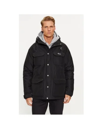 Geaca barbati,  303347451, Bumbac/Nylon, Negru, Negru