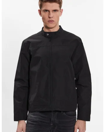 Jacheta bomber barbati,  302349784, Poliester, Negru, Negru