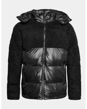 Geaca barbati,  303340094, Poliester, Negru