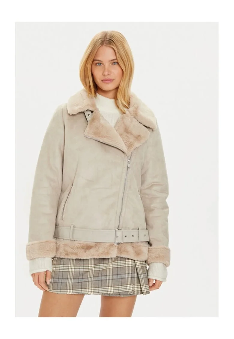 Cojoc LJK-BLACKOUTSTON Bej Regular Fit, Poliester
