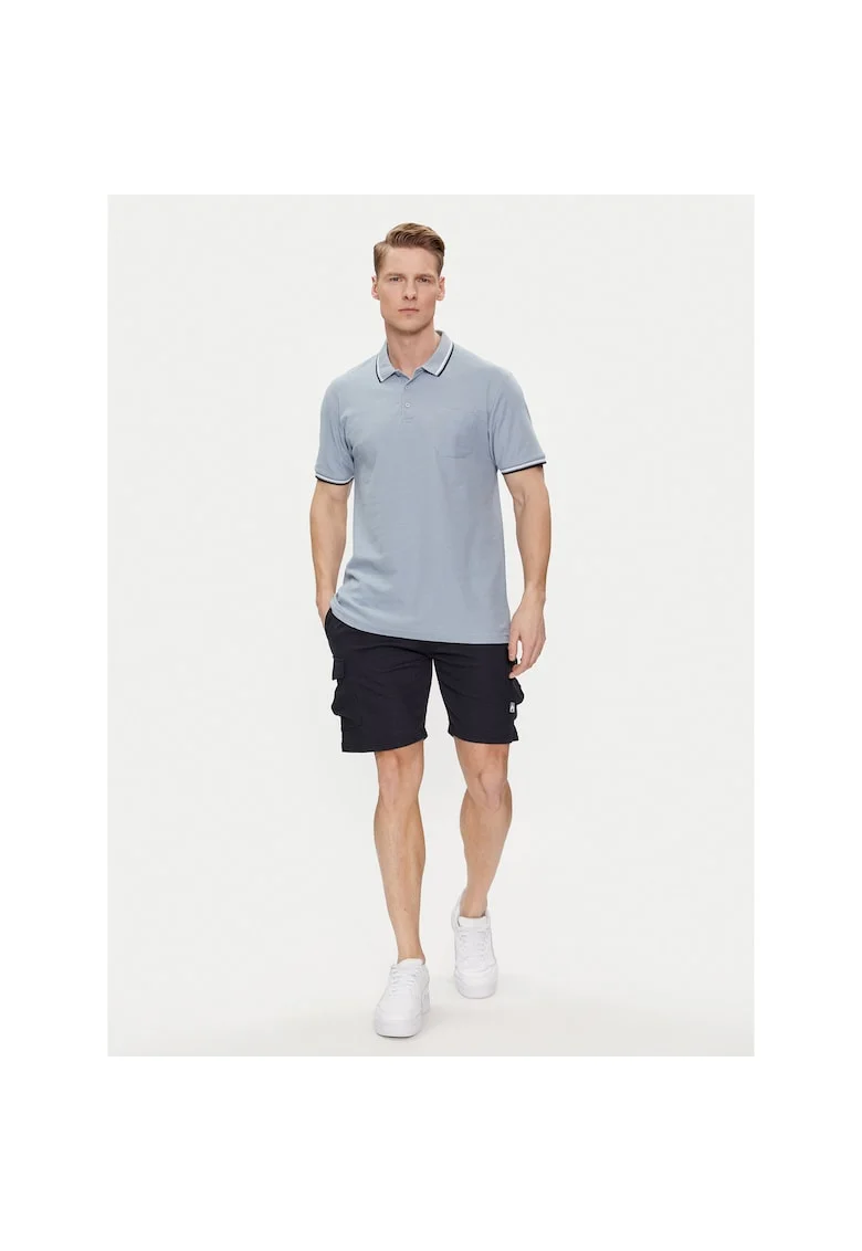 Pantaloni scurti sport barbati,  303976248, Albastru inchis, Poliester, Albastru inchis