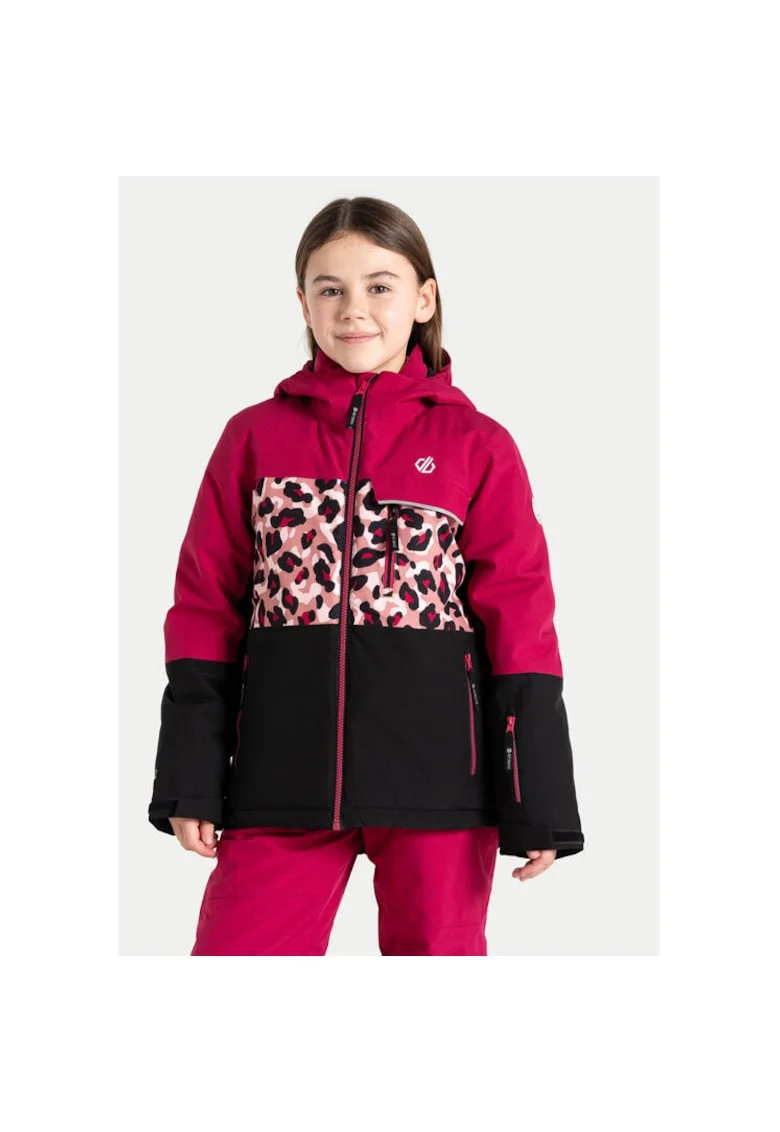 Geaca ski fete,  304335419, Poliester reciclat, Roz