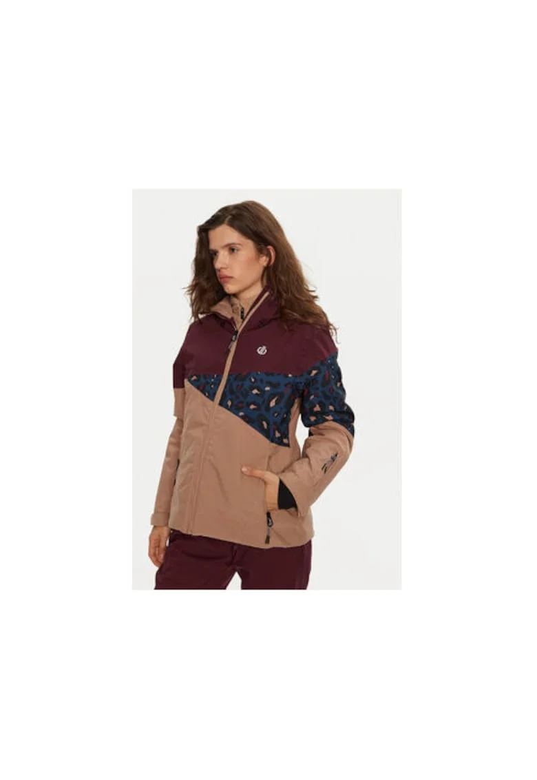 Geaca ski dama,  304336041, Poliester reciclat, Bej, Bej