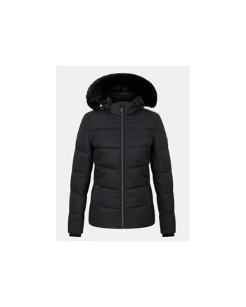 Geaca ski dama,  304336294, Poliester reciclat, Negru, Negru