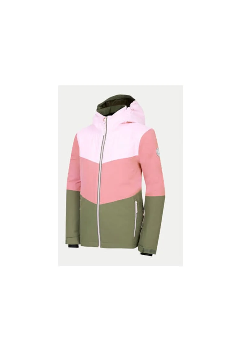 Geaca ski fete,  304335464, Poliester reciclat, Multicolor, Multicolor